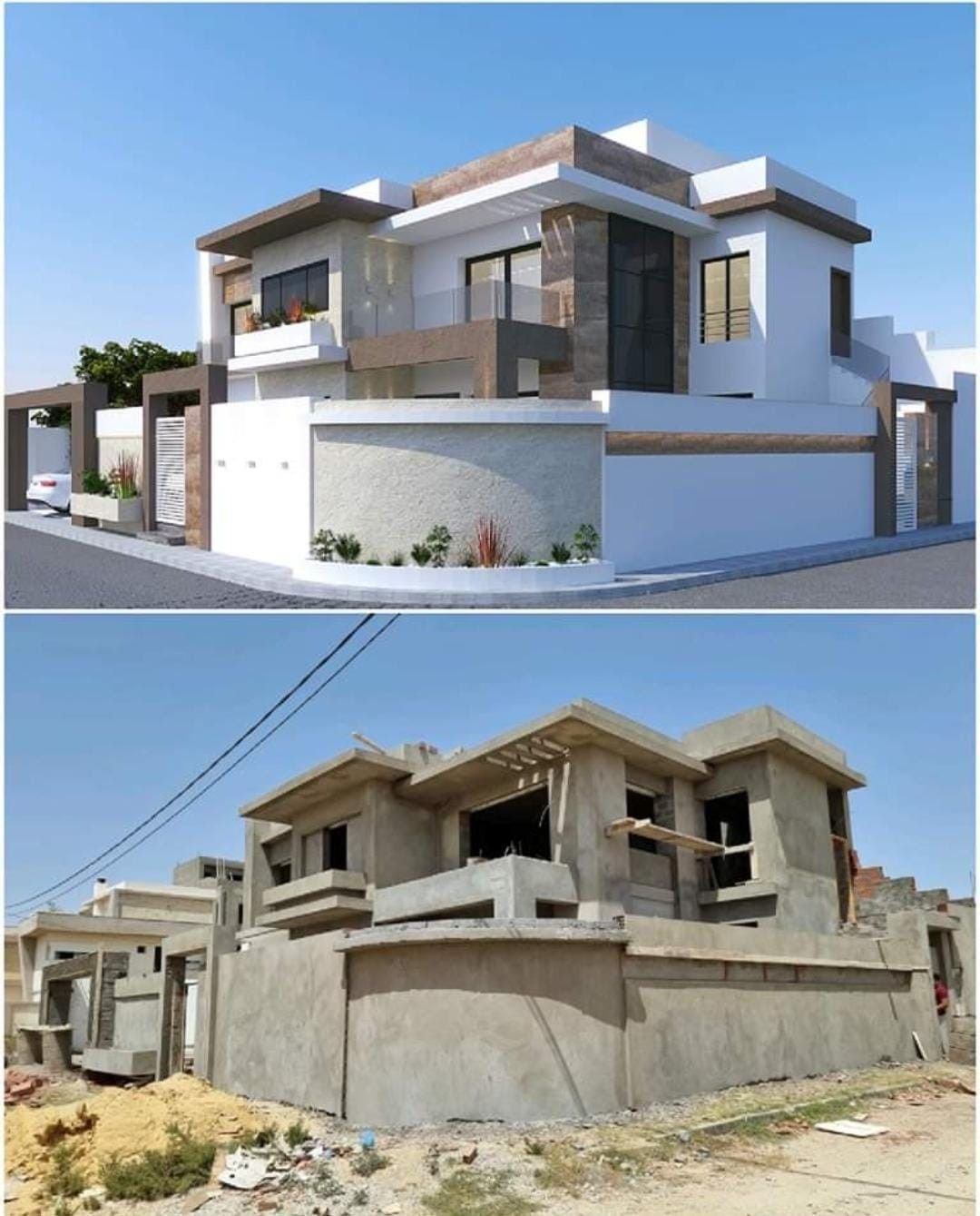 فيلا حديثة بتصميم معماري فخم