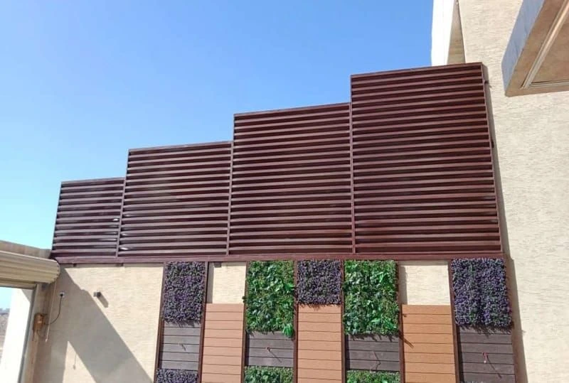 سواتر متدرجة بتصميم هندسي