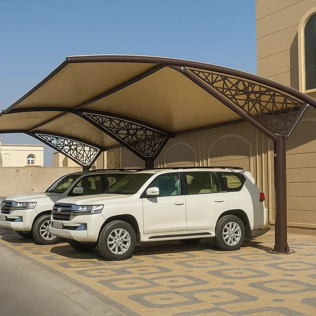مظلات سيارات مواقف خارجية